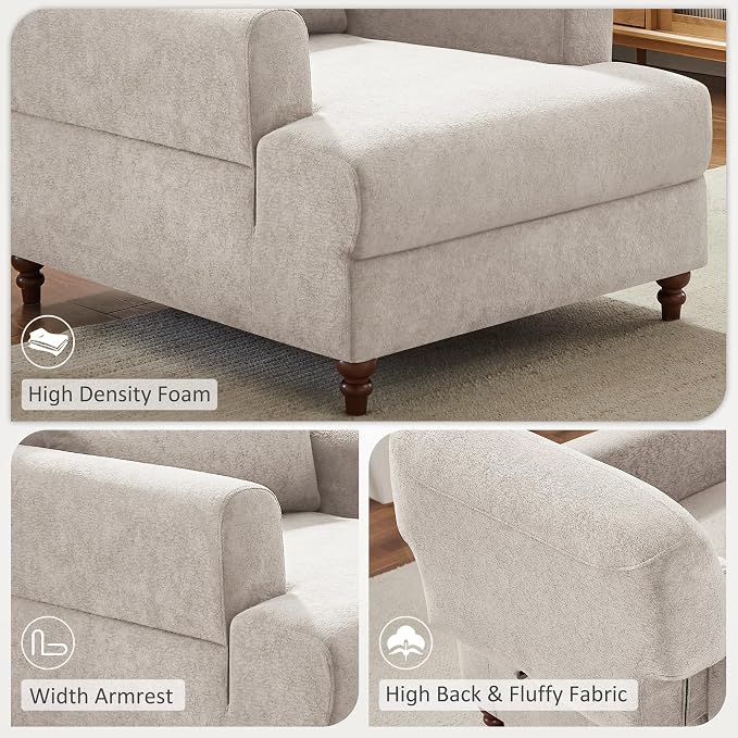 VANOMi Chaise Lounge Accent Chair Indoor - Image 8