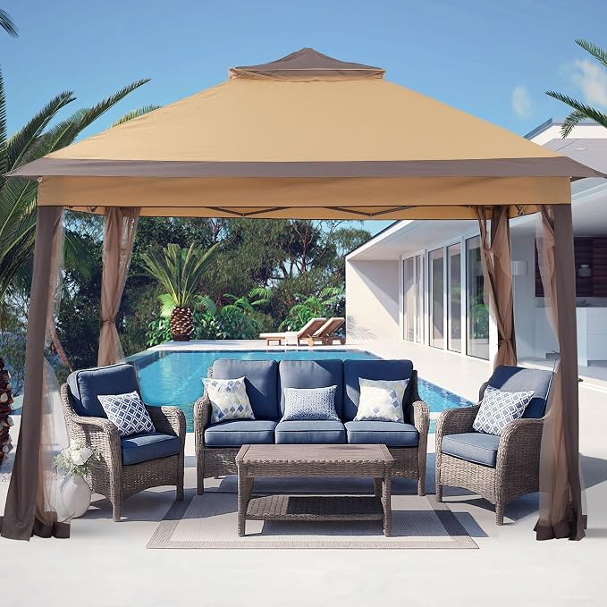 GDY 11x11 Pop Up Canopy Tent, Outdoor Canopy - Image 7