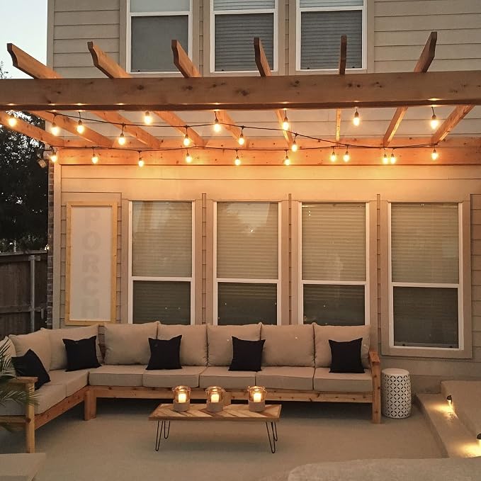 Mlambert 144Ft 3-Color in 1 48Ft Remote LED Dimmable Outdoor String Lights - Image 9