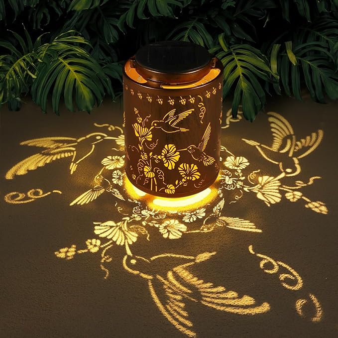 Solar Lanterns Outdoor Waterproof Garden Decor Gifts by Tepaken