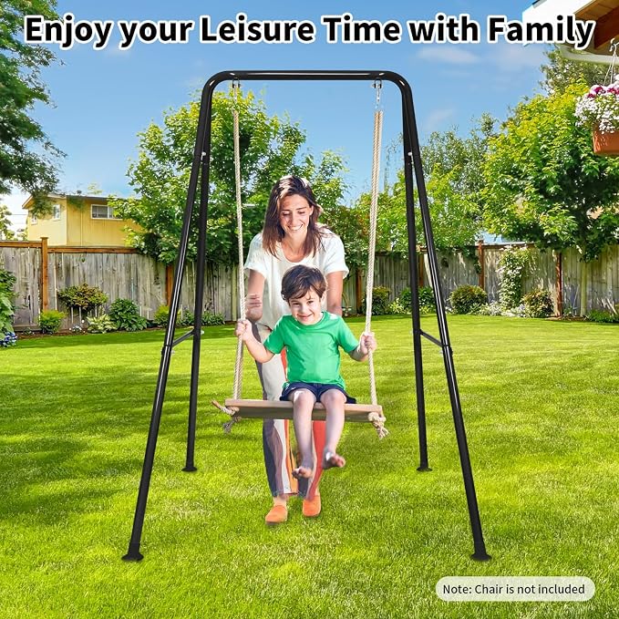 Hammock Chair Stand, Heavy-Duty A-Frame Metal Swing Stand - Image 7