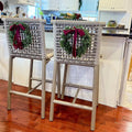PURPLE LEAF Counter Height Stools Set of 2 by PURPLELEAF