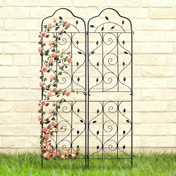 hogardeck 4 Packs 72 * 18 inch Metal Garden Trellis - Image 2