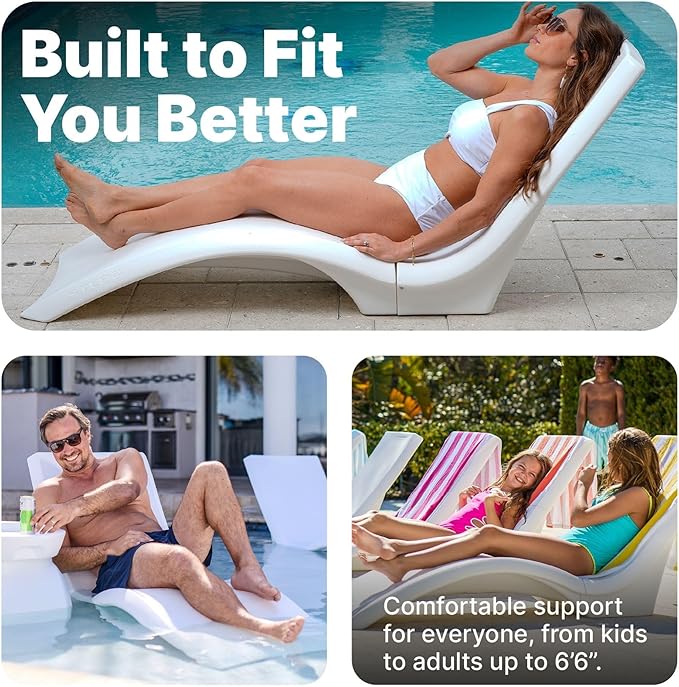 Step2 Vero Pool Lounger, Fade-Resistant, Waterproof Patio Furniture, Pool - Image 6