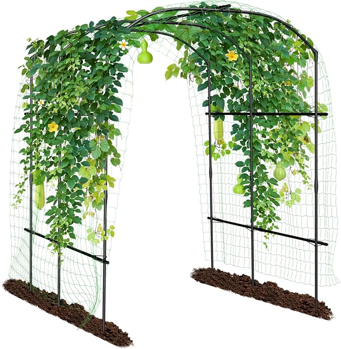 SUNYRISY Garden Arch Trellis, Metal Core Trellis by SUNYRISY