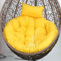 Hanging Egg Chair Cushions Replacment 45X45IN Outdoor Waterproof Egg Swing by Eoieov