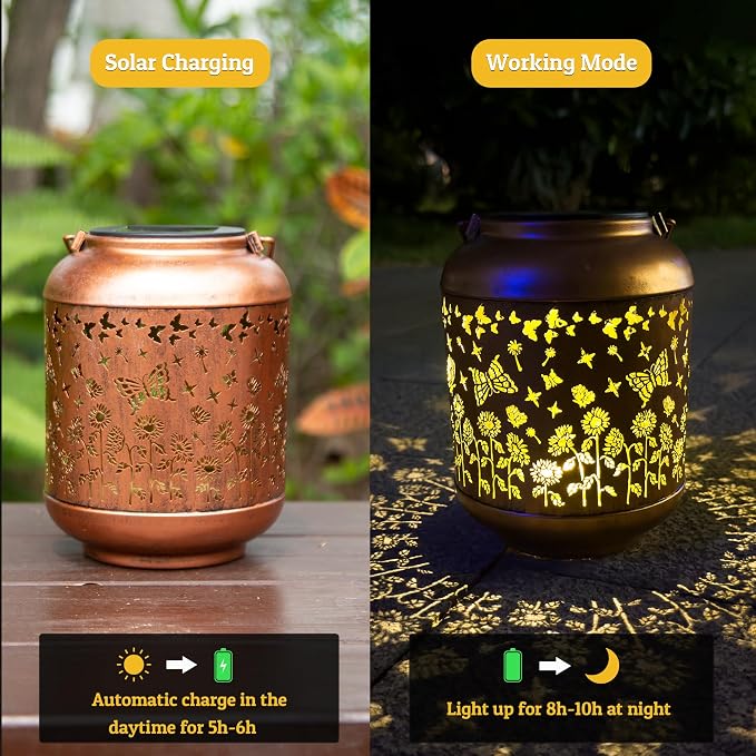 Solar Lanterns Outdoor Waterproof, Butterfly Gifts - Image 7