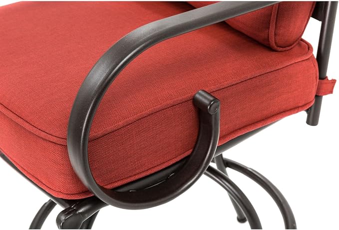 Hanover Montclair Outdoor Patio Conversation Set - Image 14