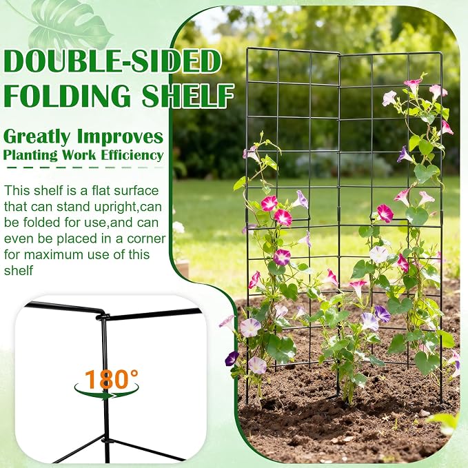 59" H x 31" L Foldable Cucumber Trellis - Image 4