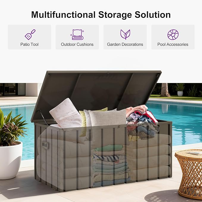 PURPLE LEAF 11 Pieces Patio Dining Set - Image 3