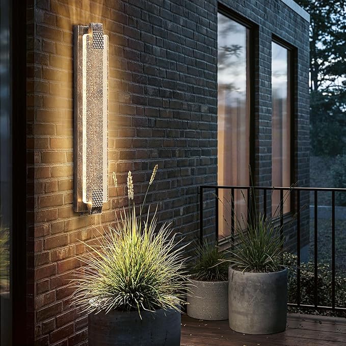 camuucci Dusk to Dawn Outdoor Light, 31.1 Inch LED Porch Lights Outdoor by CAMUUCCIWALLSCONCES