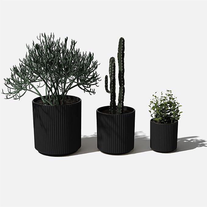 Veradek Demi Series Set of 3 Round Planters - Image 9