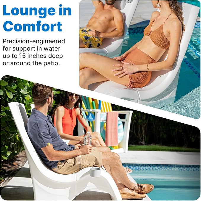 Step2 Vero Pool Chair, Fade-Resistant, Waterproof Patio Furniture - Image 4