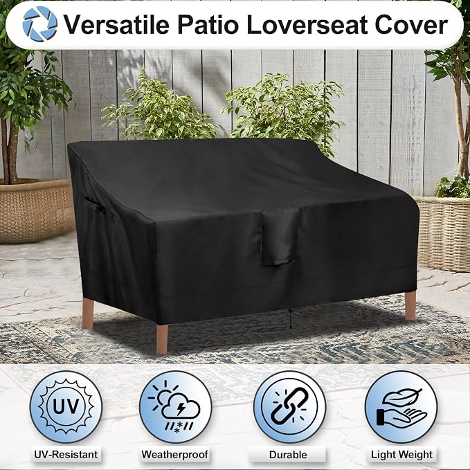 OutdoorLines Outdoor Waterproof Patio Loveseat Couch Cover - Image 4