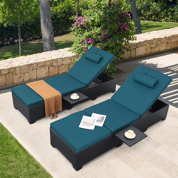 WAROOM Outdoor Chaise Lounge Chairs - Image 8