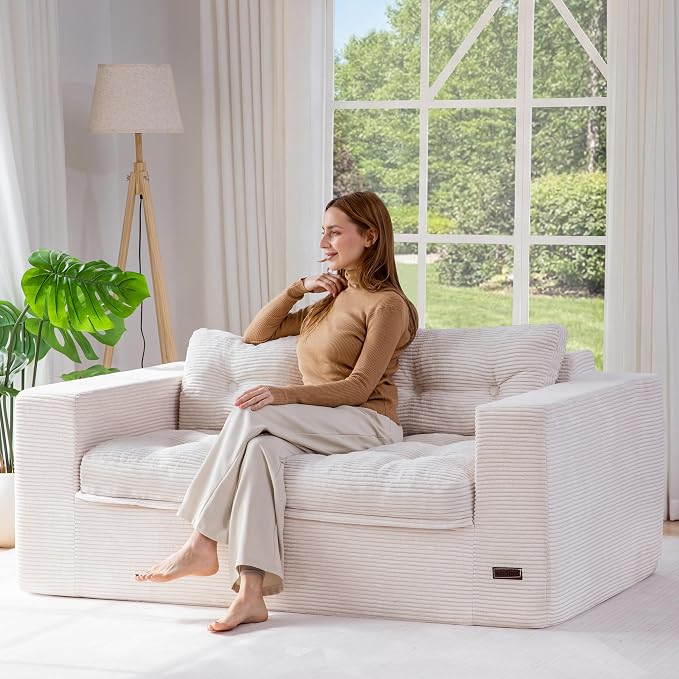 MAXYOYO 63" Loveseat Sofa Couch by MAXYOYO
