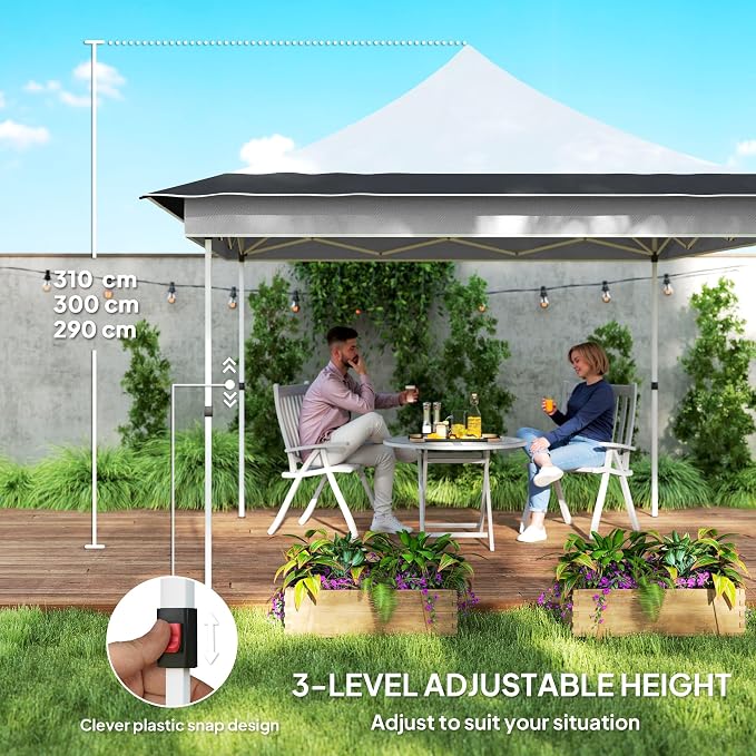 Outsunny 12 x 12 ft. Pop Up Canopy Tent - Image 6