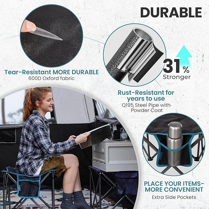 FUNDANGO Oversized Camping Stool - Image 6