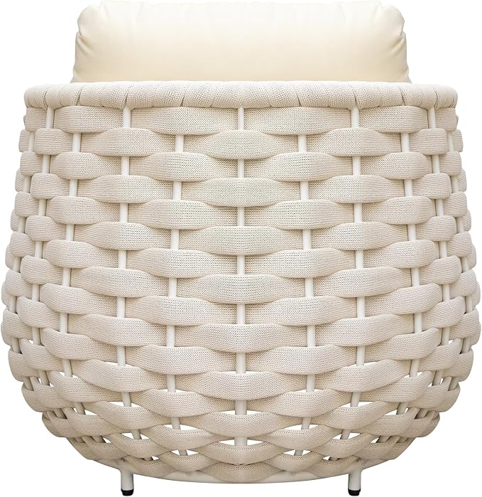 TWT Patio Sofa All-Weather Olefin Rope Balcony Furniture - Image 3