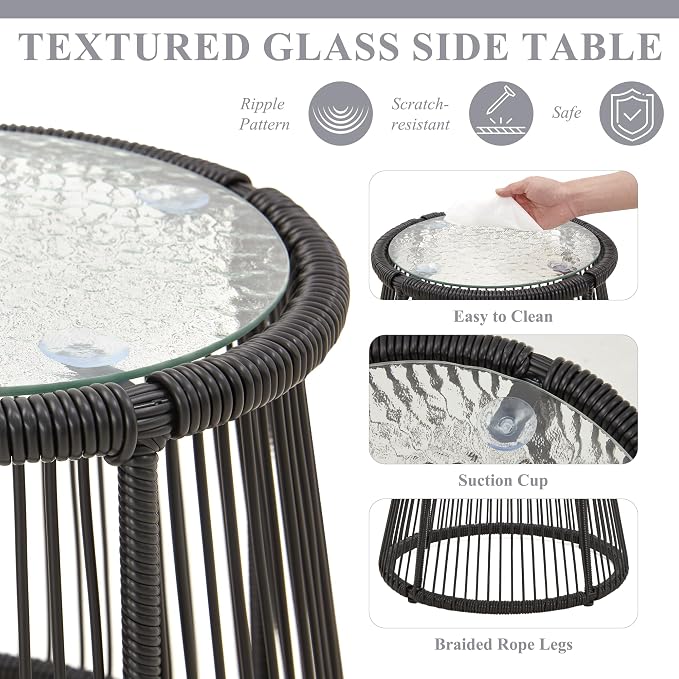 Bezseller 3-Piece Outdoor Patio Set - Image 7