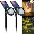 DBF Solar Lights Outdoor, 600LM Solar Spotlights Outdoor Waterproof, 2 by DBF