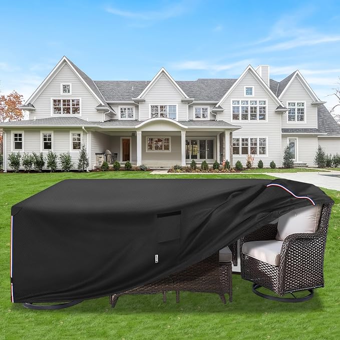 Patio Furniture Cover for 5 Pieces Set-Waterproof 600D Oxford Fabric Cover for - Image 8