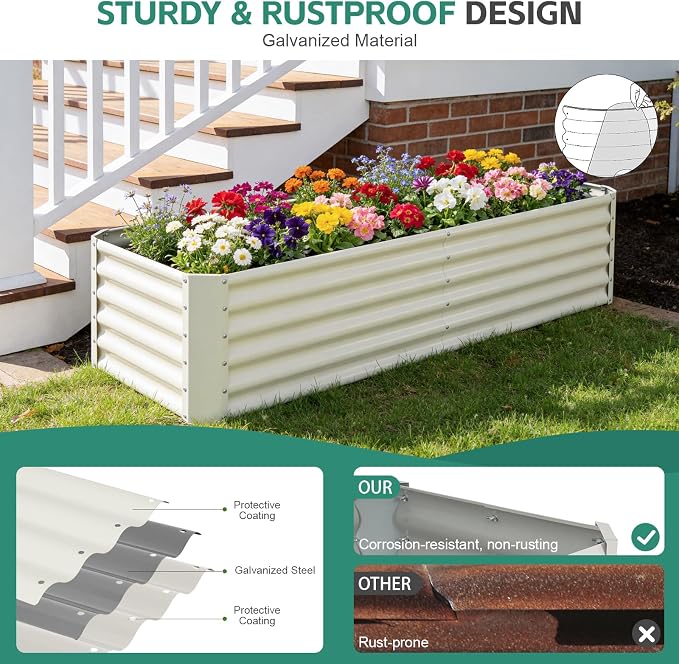 Galvanized Raised Garden Bed - Image 4
