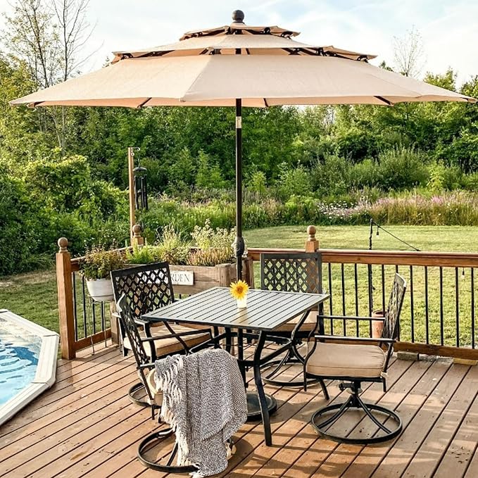 PHI VILLA 5 Pieces Outdoor Dining Set - Image 7