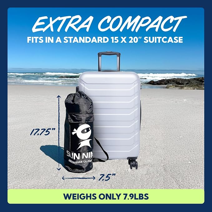 Sun Ninja Beach Tent Sun Shelter UPF50+ - Image 8