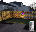 ZAIYW Curtain Lights Outdoor 20Ft×3Ft, 300 LED Color Changing Fence String by ZAIYW