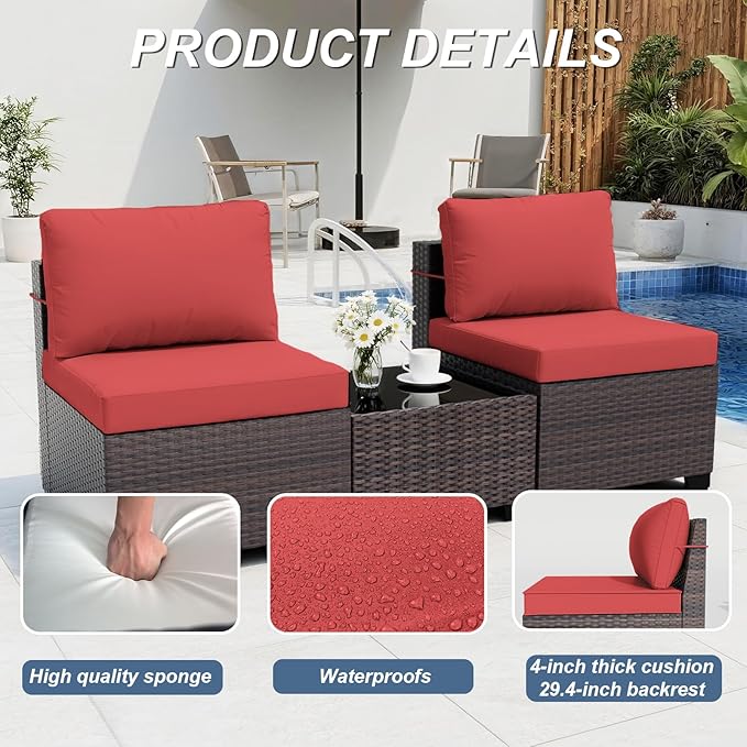 ALAULM Patio Furniture Set - Image 2