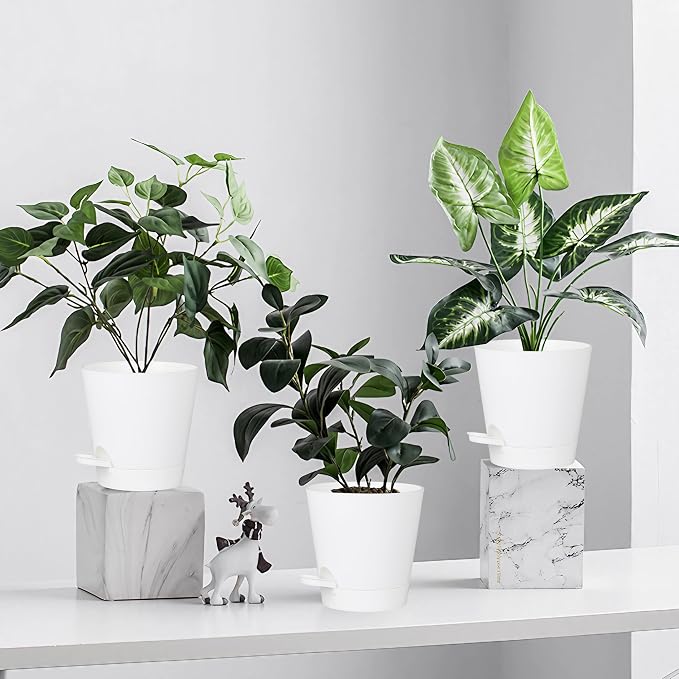 5 Pack 5 inch Self-Watering Pots, African Violets Planter - Image 9