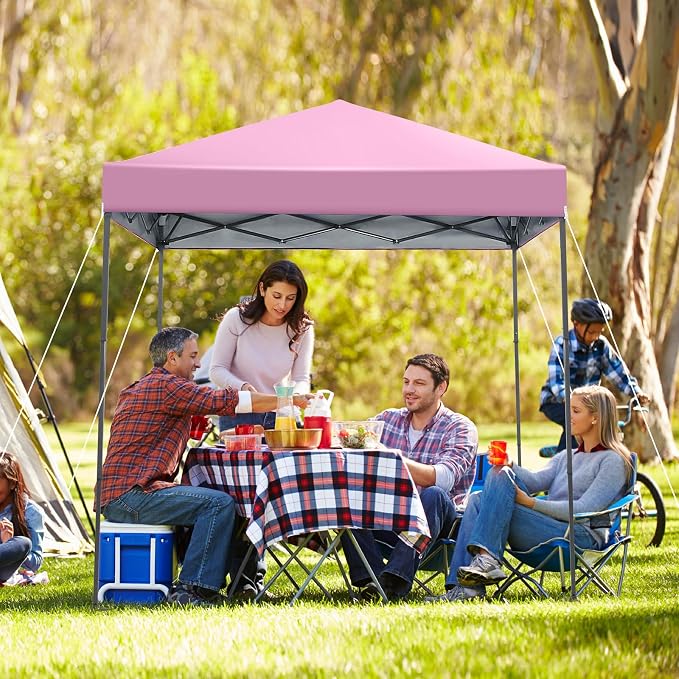 Tangkula 6.6x6.6 Ft Pop Up Canopy, 1 Person Instant Setup Canopy Tent - Image 7