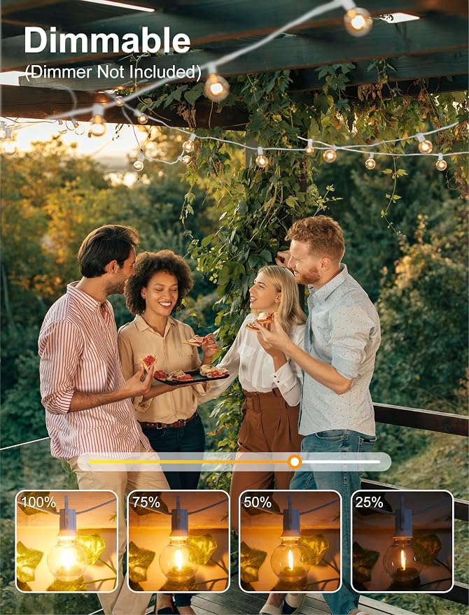 Brightown 69 Feet LED Outdoor String Lights - Image 3