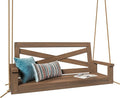 Porchgate Amish Heavy Duty 700 Lb Boardwalk Porch Swing W/Ropes by Porchgate