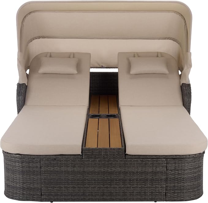 SAFAVIEH Outdoor Patio Furniture Collection – Victoria Grey Brown & Taupe - Image 10