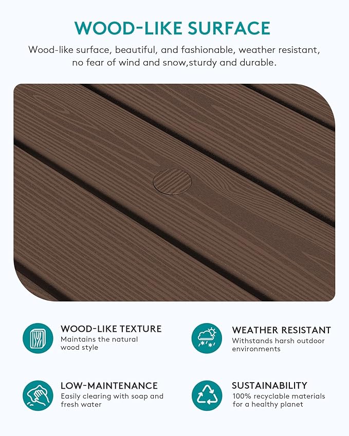 SERWALL Outdoor Coffee Table - Image 4