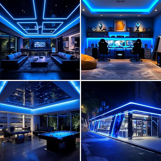 AC 110V COB LED Strip Lights Outdoor Waterproof 65.6ft, IP65 Flexible Cuttable - Image 5