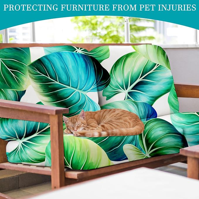 12 Pcs Stretch Patio Cushion Covers, Outdoor Couch Covers Replacement, Outdoor - Image 6