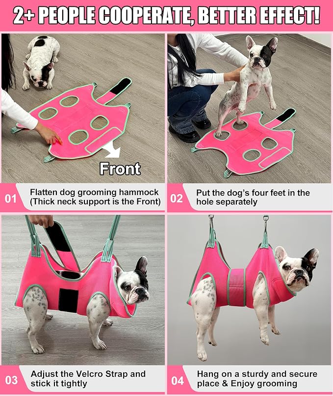 Dog Grooming Hammock, Medium Hanging Harness Holder Hanger - Image 4