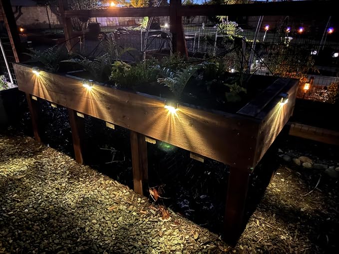 16-Pack Solar Deck Lights, Outdoor Waterproof LED Lights - Image 2