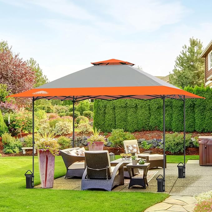 EAGLE PEAK 13x13 Straight Leg Pop Up Canopy Tent Instant Outdoor Canopy Easy - Image 5