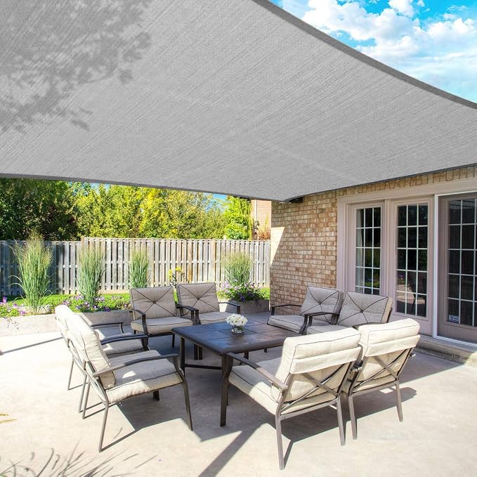FLY HAWK Rectangle Patio Sun Shade Sail Canopy by Unknown