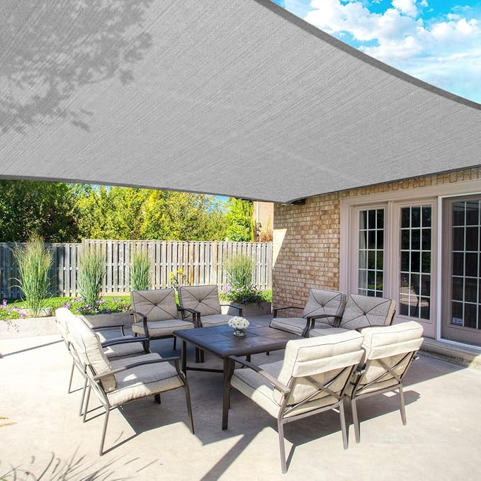 FLY HAWK Rectangle Patio Sun Shade Sail Canopy by Unknown