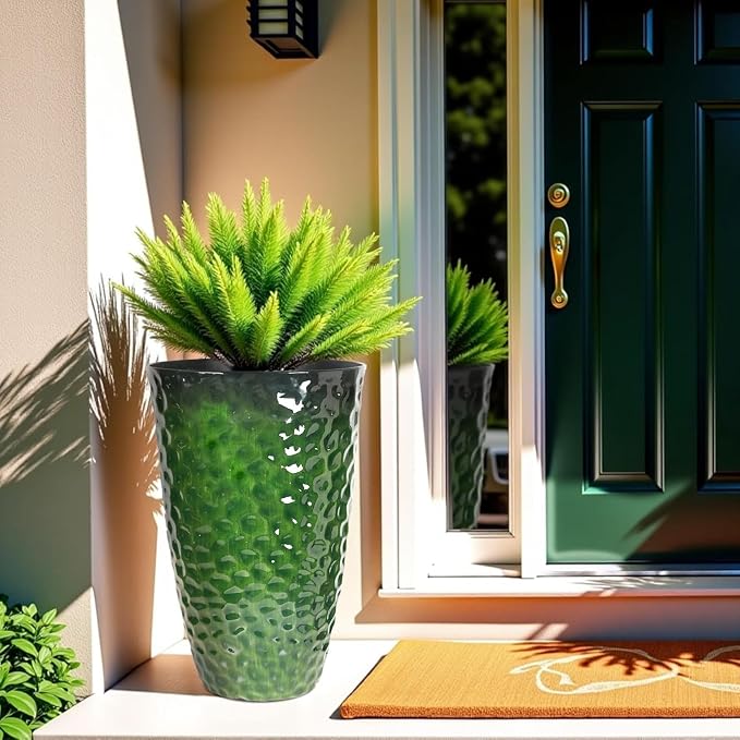 Worth 2 Pack 24" Tall Large Plastic Planter - Image 7