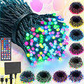 LitHome 100 LED Solar Christmas String Lights Outdoor, 33FT 34Colors Changing by LitHome