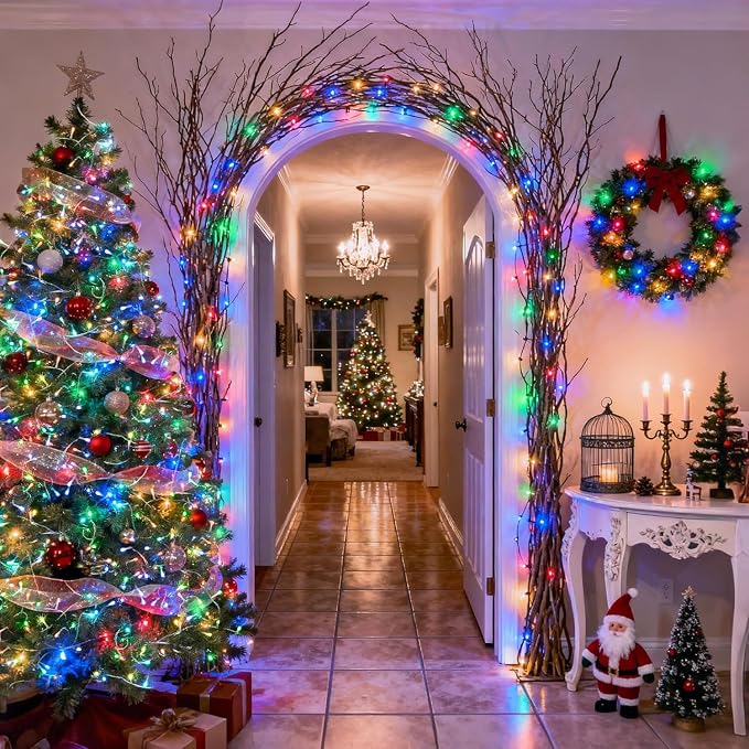 JMEXSUSS 150 LED Christmas Lights Indoor Outdoor Waterproof, 59 ft Connectable - Image 7