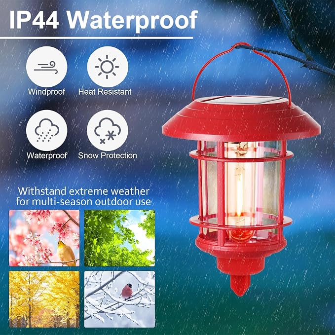 Dynaming 6 Pack Dual Use Solar Christmas Path Lights Outdoor, Hanging Lantern - Image 7