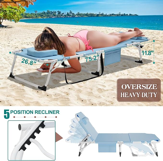 DoCred Heavy Duty XXL Tanning Chair - Image 5