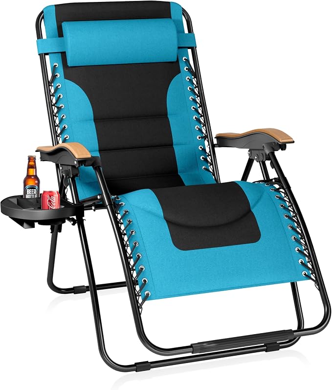 Sophia & William Oversized XXL Zero Gravity Chair, Padded Recliner Outdoor by SophiaWilliam